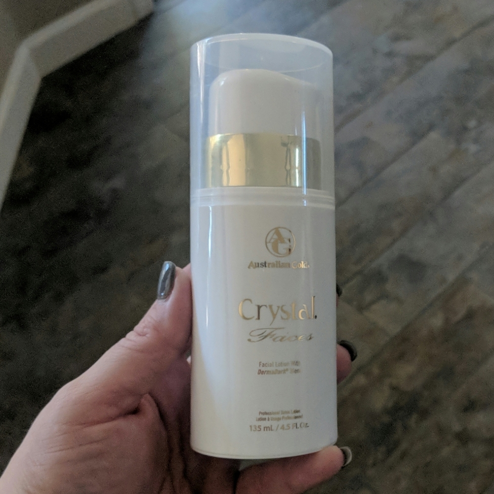 Slightly used face tanning lotion